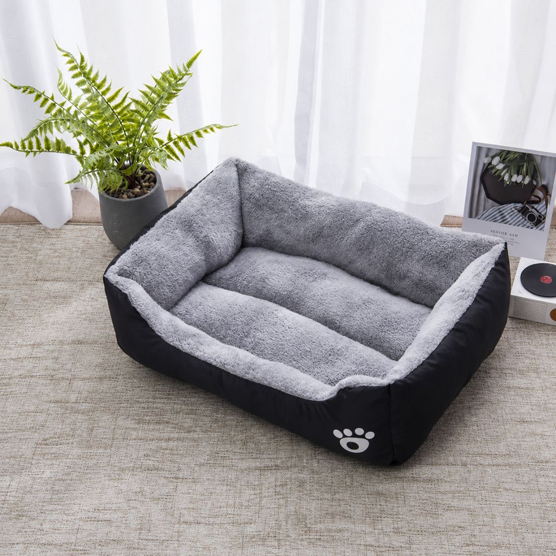 Panier pour petit chien polaire douce rembourrage moelleux