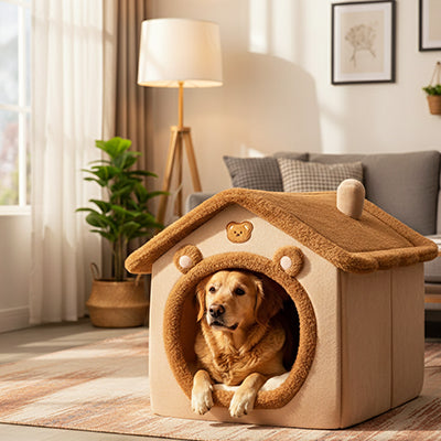 maison pour chien resistante elegante cocon reposant