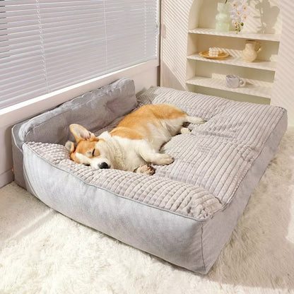 Coussin chien xxl confort premium gris