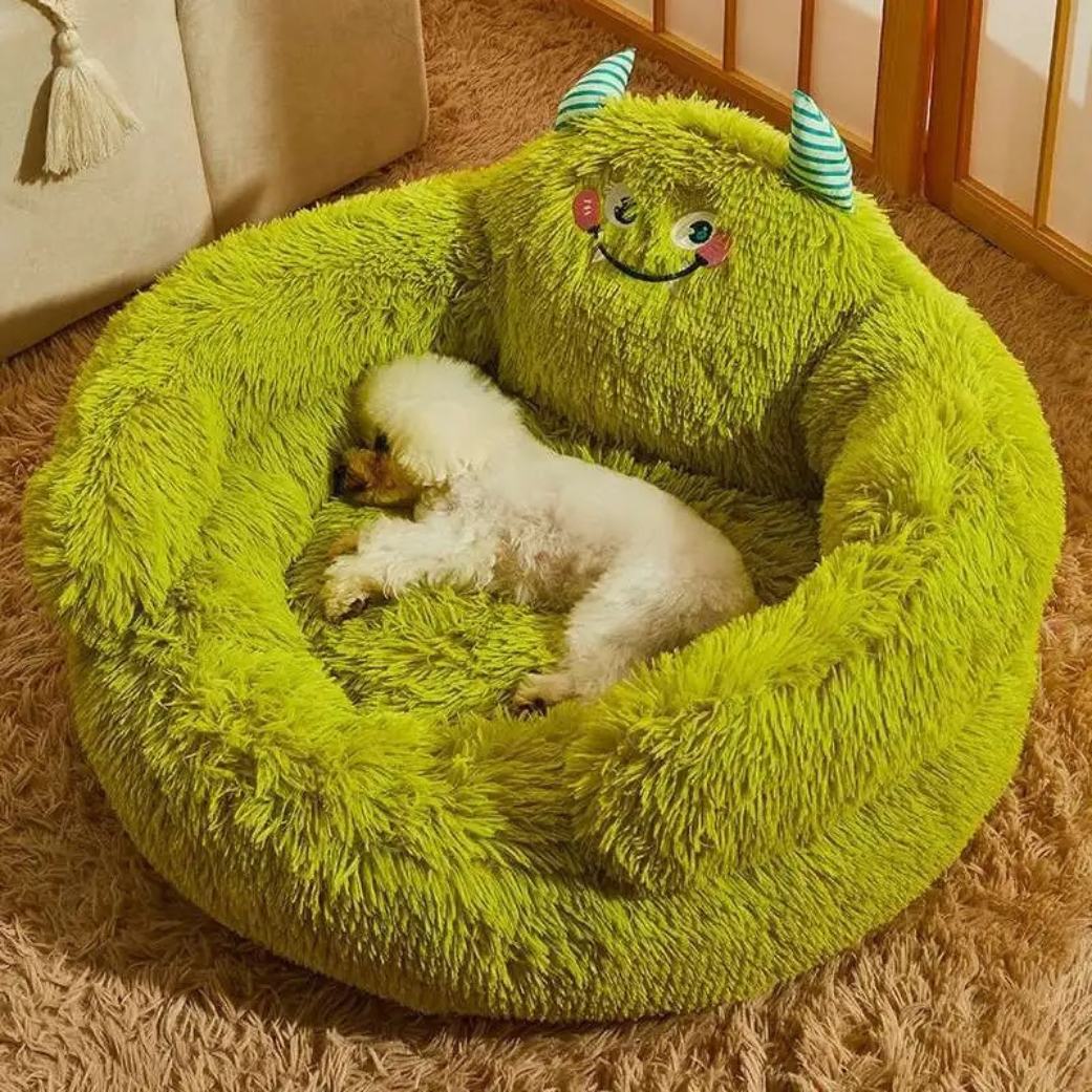 Coussin pour chien monstre calin doux