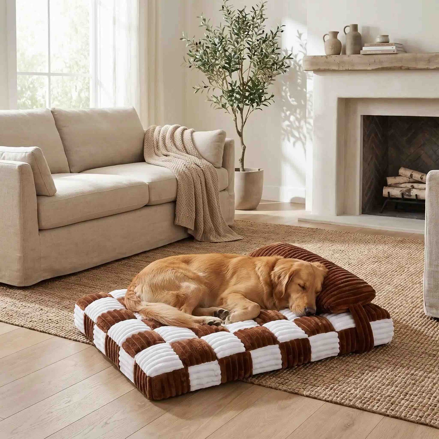 Coussin pour chien orthopédique haute densité