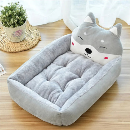 Panier pour chien moelleux kawai