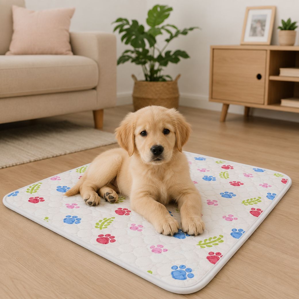 Tapis chien ultra absorbant doux chiot rembourré
