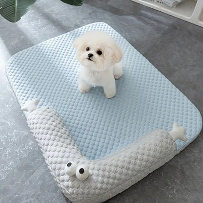 Tapis raffraichissant chien antidérapant et lavable