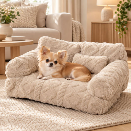 canape pour petit chien beige chihuahua