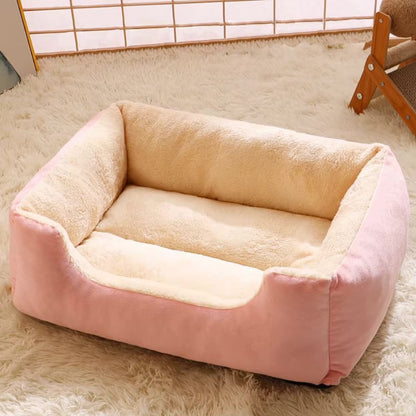 Panier confortable pour chien – rose