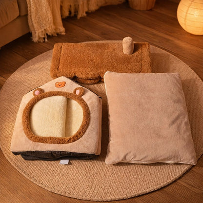 Panier pour chien - maison