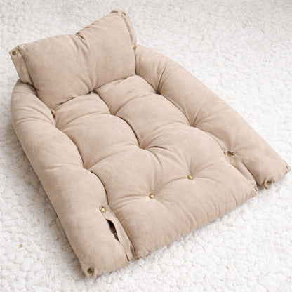 Panier modulable pour chien – beige