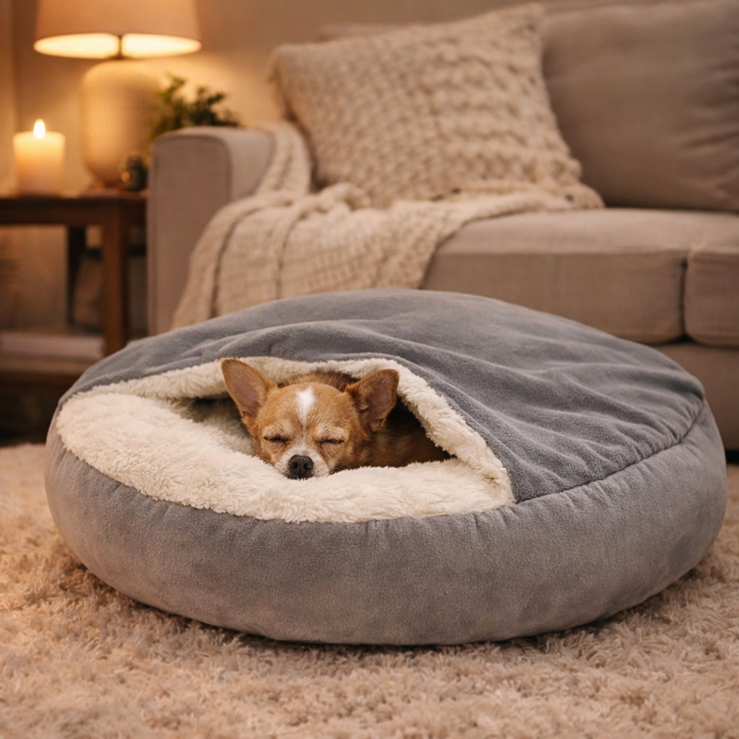 Coussin pour chien – cocon