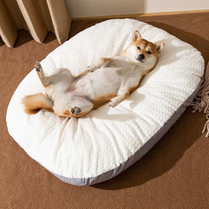 coussin déhoussable pour chien réversible moelleux grand chien