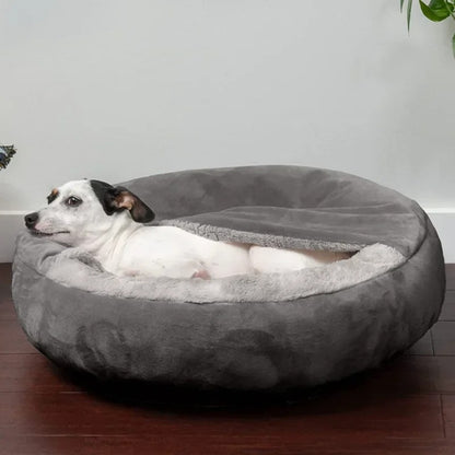 coussin pour chien cocon apaisant confortable