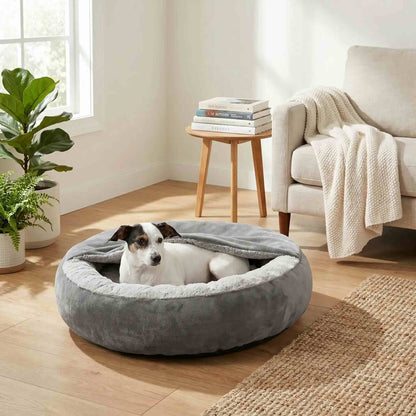 coussin pour chien cocon apaisant