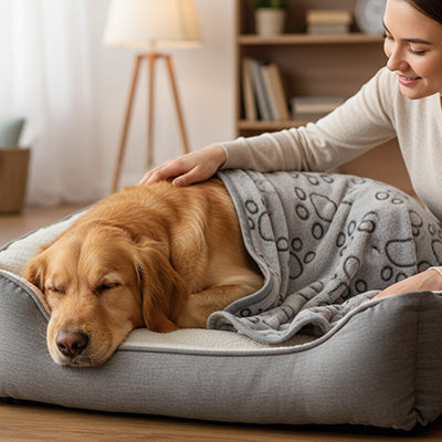 couverture chien chaude pour un sommeil confortable