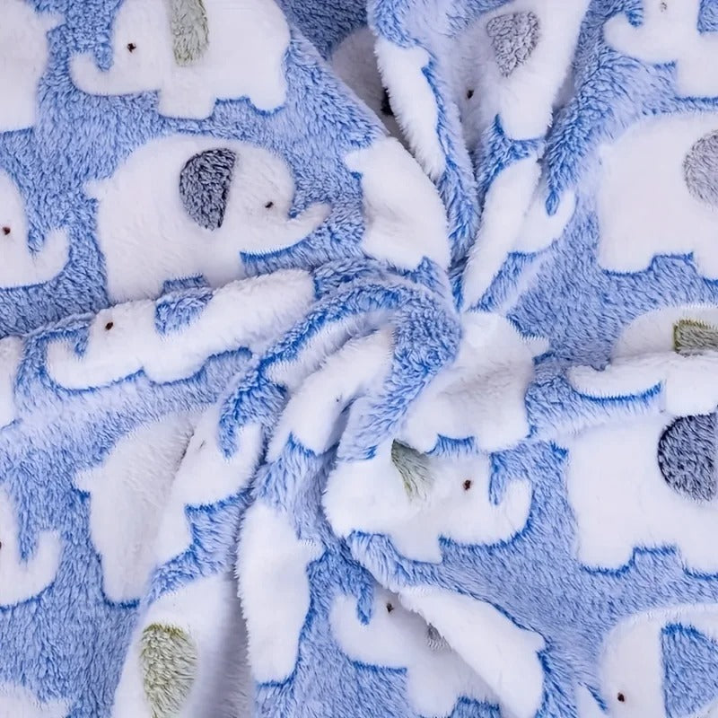 Couverture douce pour chien - bleu