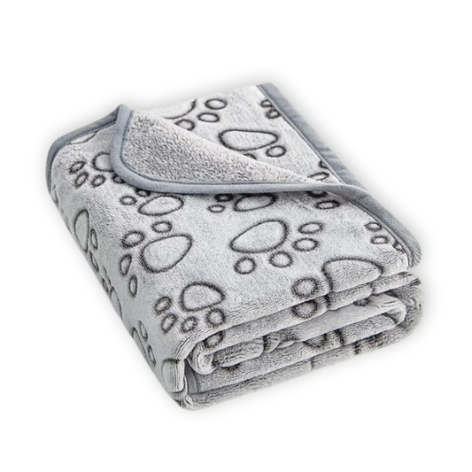 Couverture douce pour chien – grise
