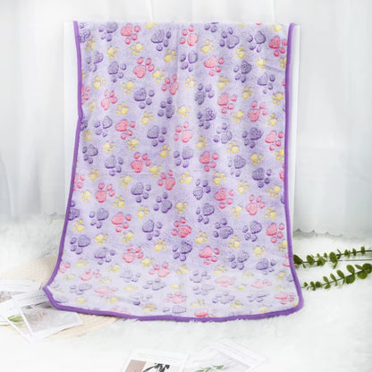 Couverture confortable pour chien – violet
