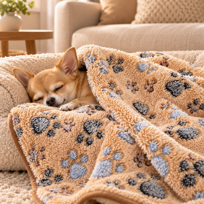 couverture pour chihuahua caramel douce et chaude