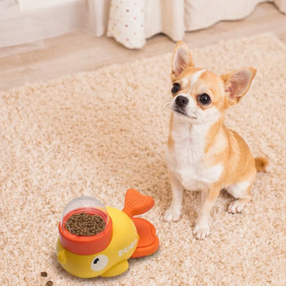 Jouet distributeur de friandises pour chien – canard