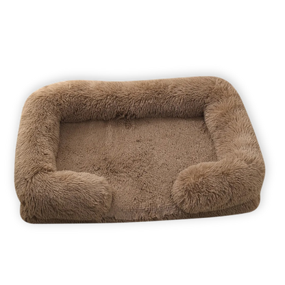 Lit mémoire de forme pour chien – marron