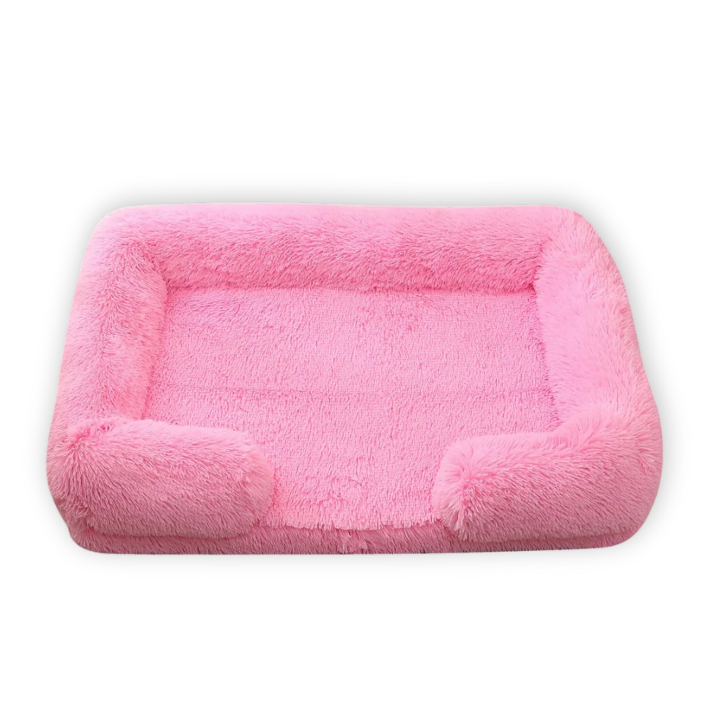 Lit mémoire de forme pour chien – rose