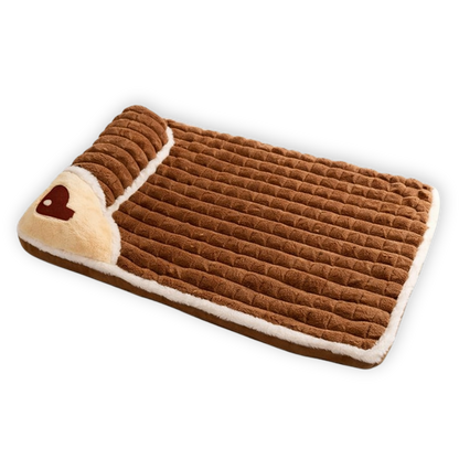 Lit moelleux pour chien – marron