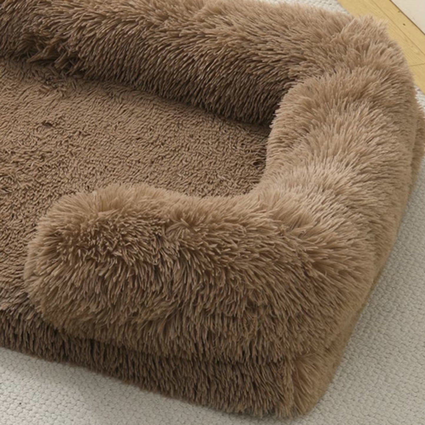 Lit mémoire de forme pour chien – marron