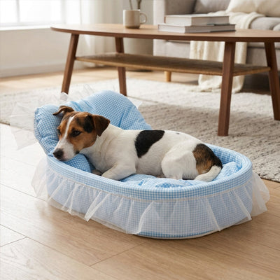 lit pour chien confort reparateur capitonne confortable