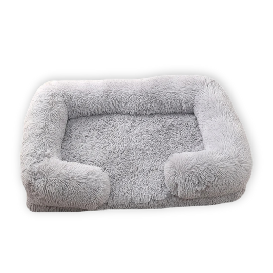 Lit mémoire de forme pour chien – gris