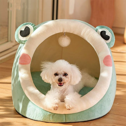 lit pour chien ultra confortable grenouille bichon petit chien