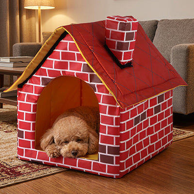 maison pour chien couchage doux maison miniature chaleur repos