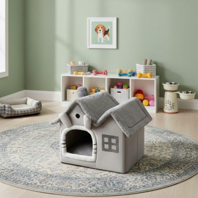 maison pour chien design original interieur spacieux doux