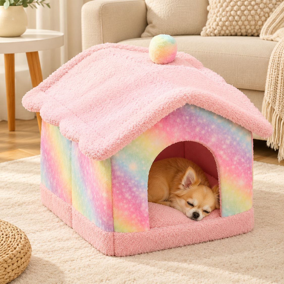 maison pour petit chien coloree chihuahua