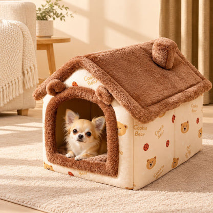 maison pour petit chien ours chihuahua