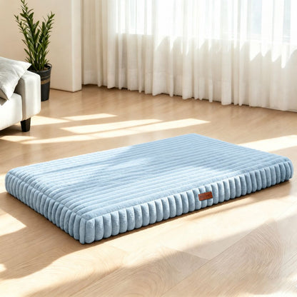 matelas memoire de forme pour chien bleu salon