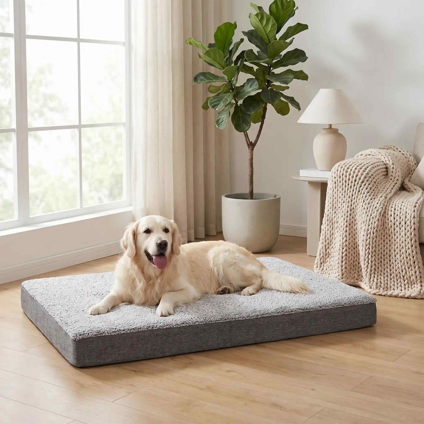 matelas pour chien orthopedique dehoussable housse lavable