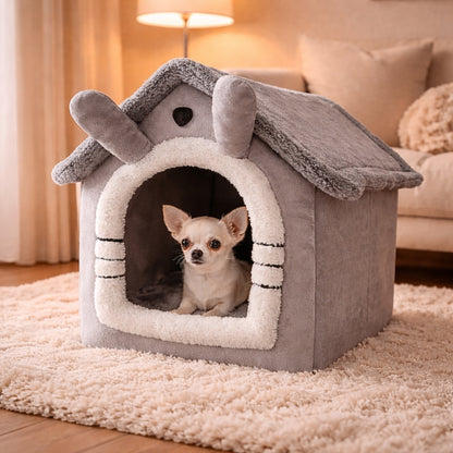 Panier maison pour chien – gris
