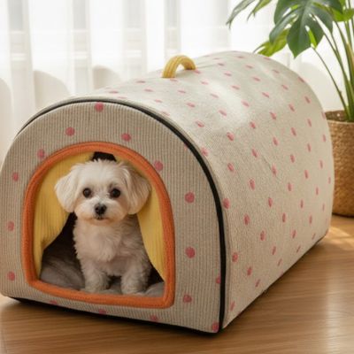 niche pour chien interieur cocon douillet confortable