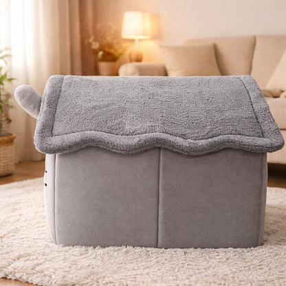 Panier maison pour chien – gris