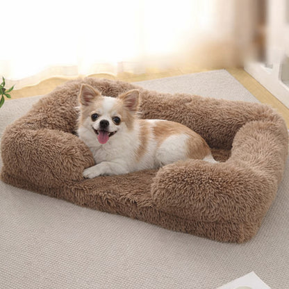 Lit mémoire de forme pour chien – marron