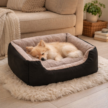 Panier confortable pour chien – noir