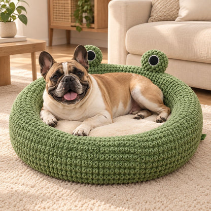 panier donut chien vert bouledogue francais
