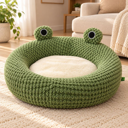 panier donut chien vert forme grenouille