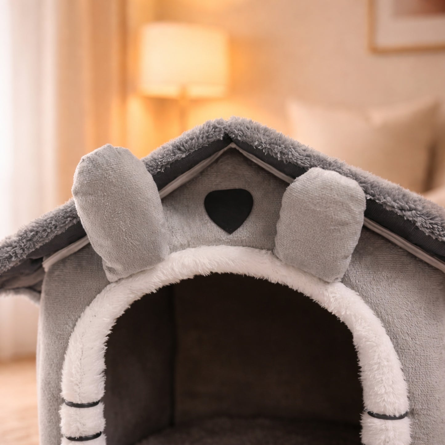 Panier maison pour chien – gris