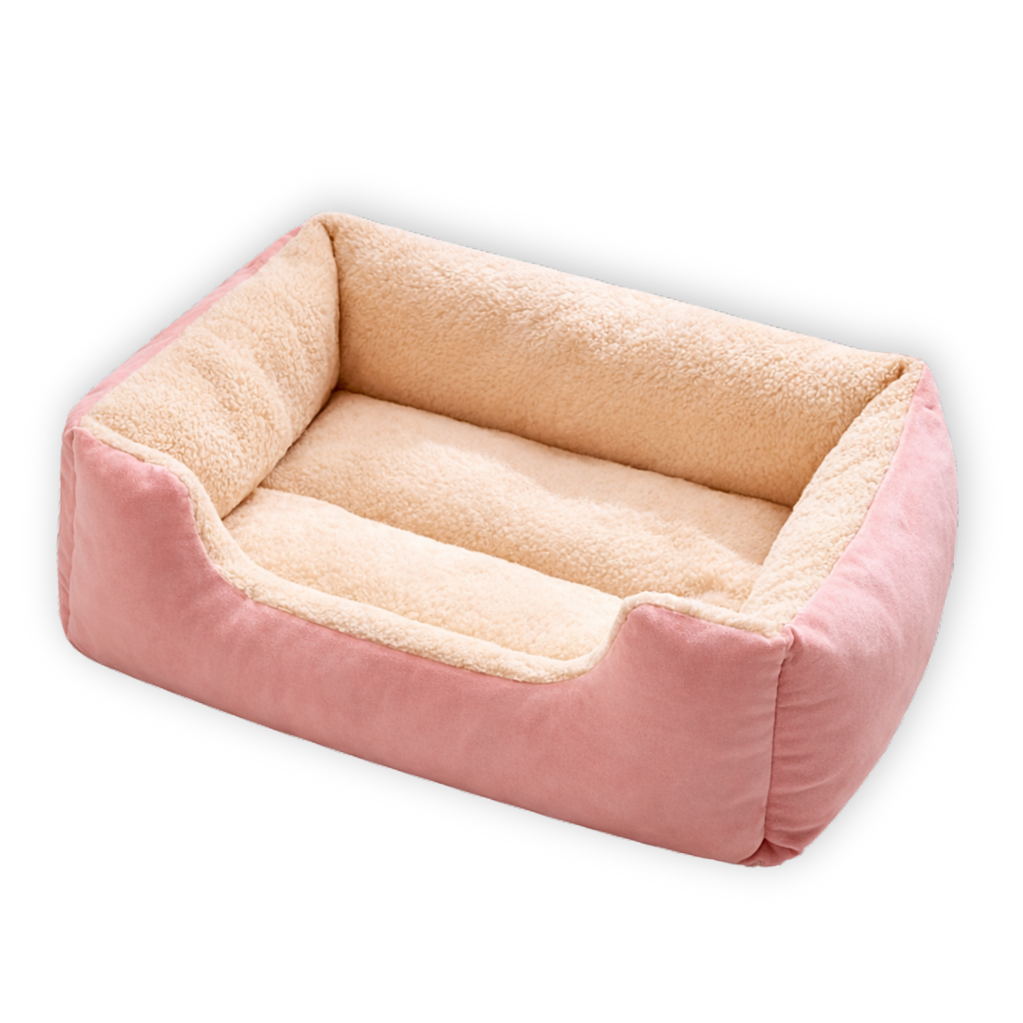 Panier confortable pour chien – rose