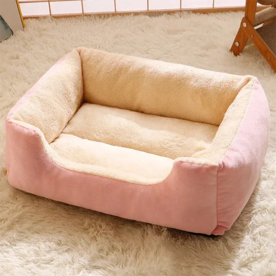 panier pour chien apaisant anti anxiete rose