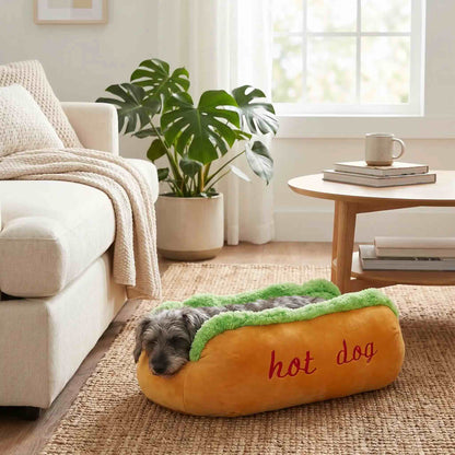 panier pour chien hot dog confortable vert