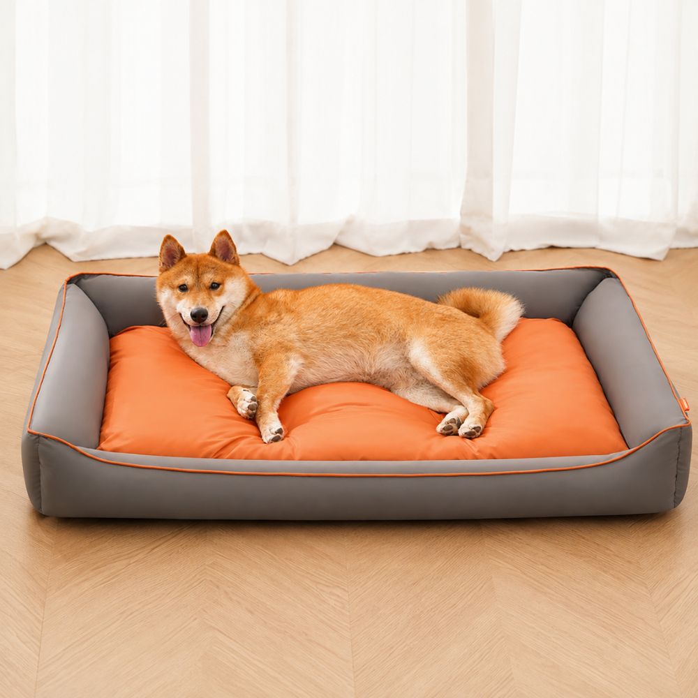 panier pour chien impermeable orange shiba inu grand confort