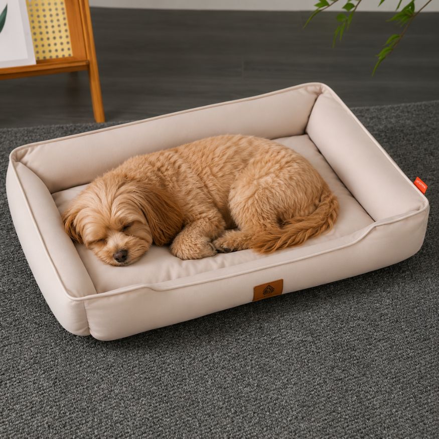 panier pour chien impermeable solide chien endormi