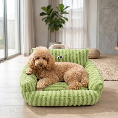 Panier pour Chien vert doux