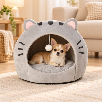 panier pour chiot gris chihuahua couche